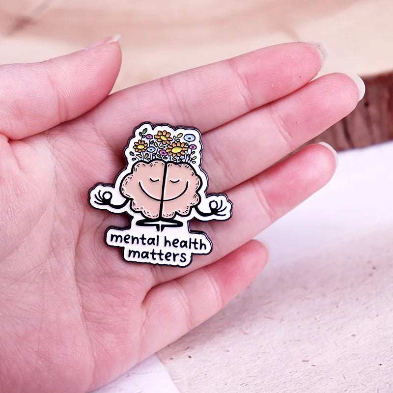 Mental Health Matters Enamel Pin