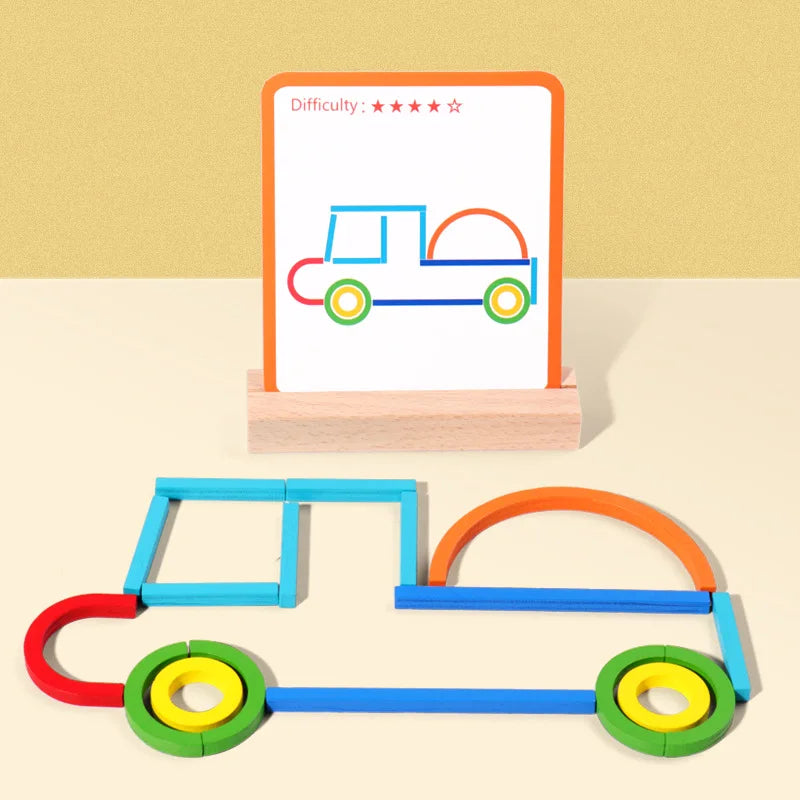 Sticks and Rings Puzzle Game