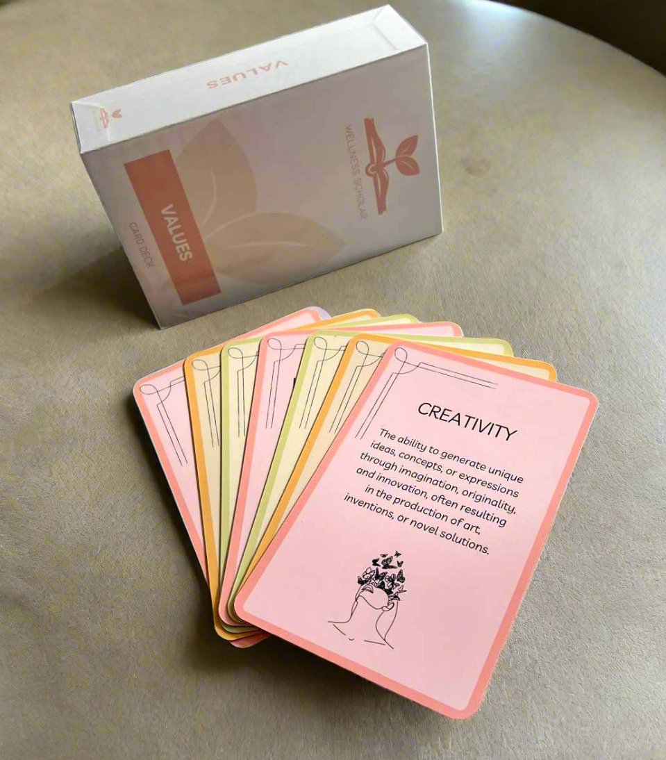 Values - Card Deck – Wellness Scholar