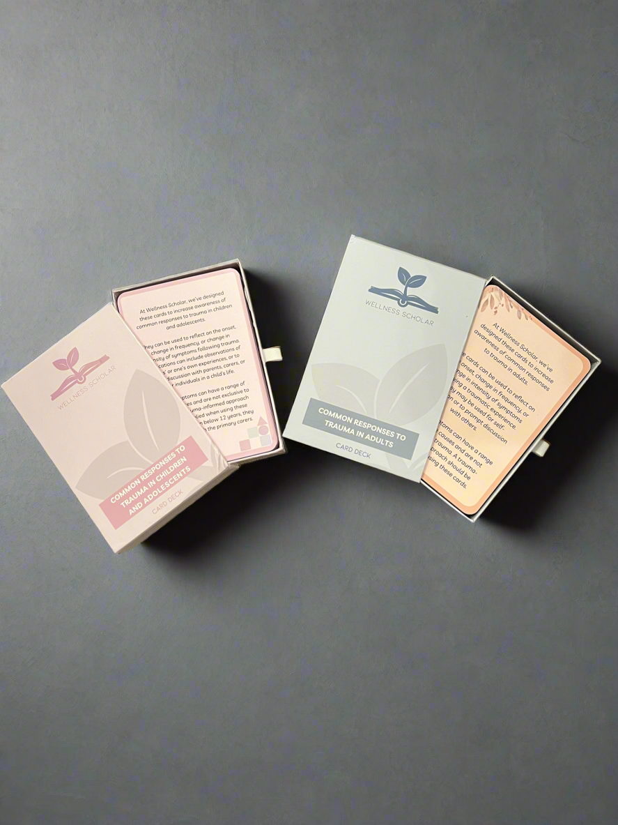 Trauma Card Deck Bundle - Common Responses to Trauma