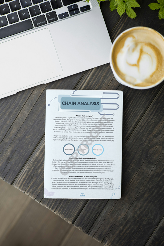 Chain Analysis 4-page Activity Pack