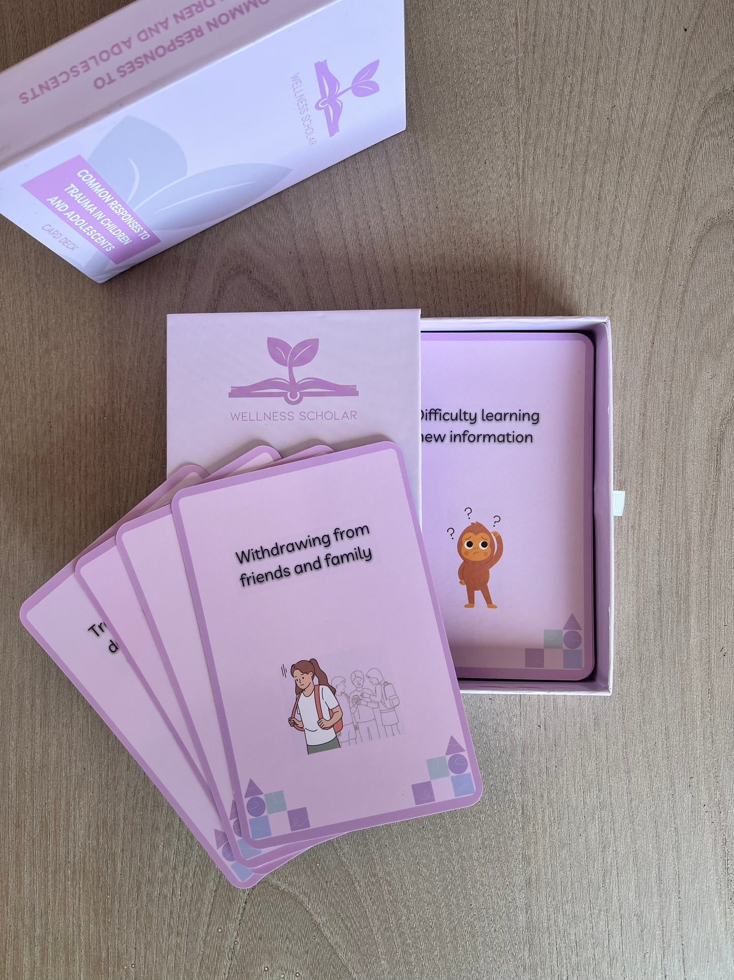 Common Responses to Trauma in Children and Adolescents - Card Deck