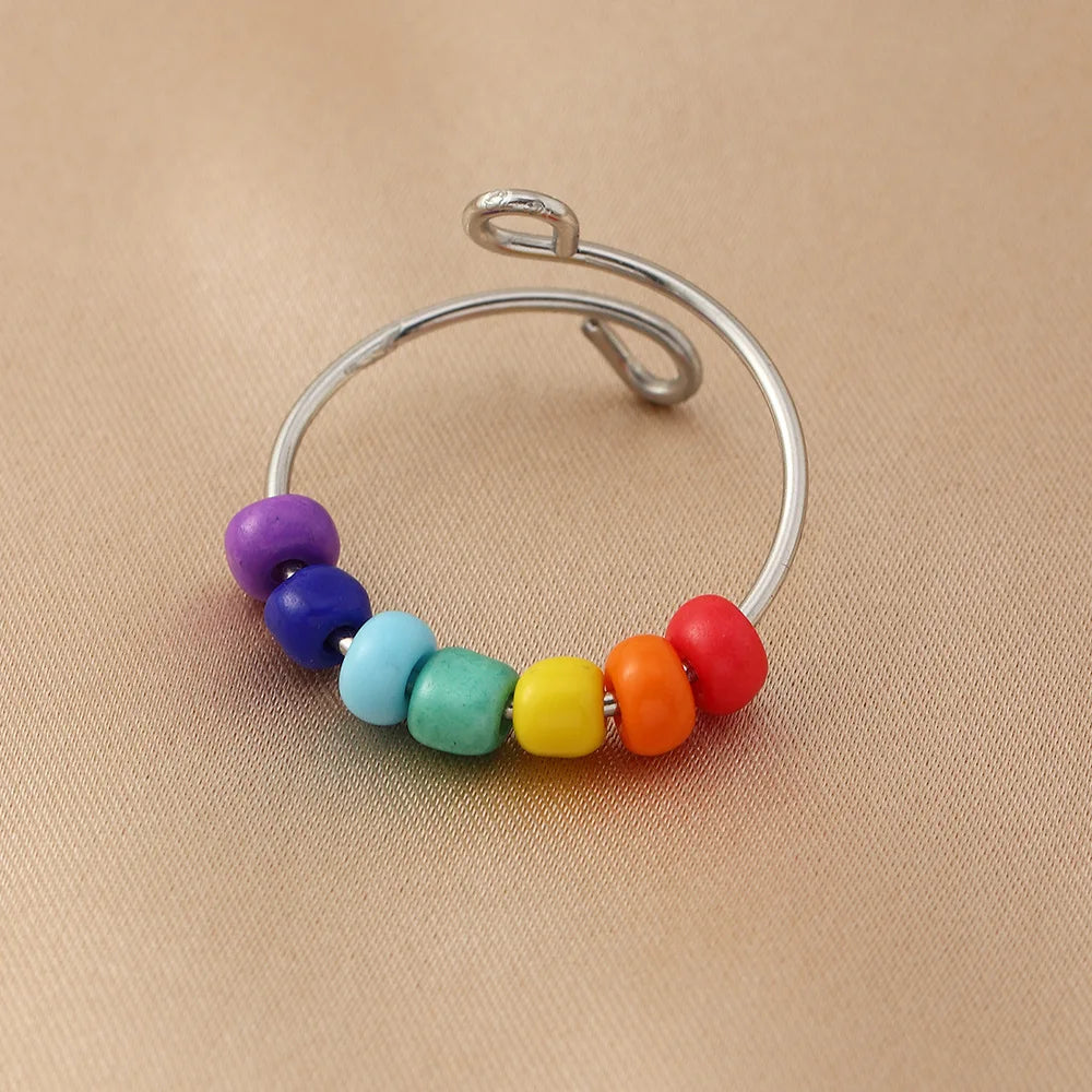 Beaded Fidget Ring