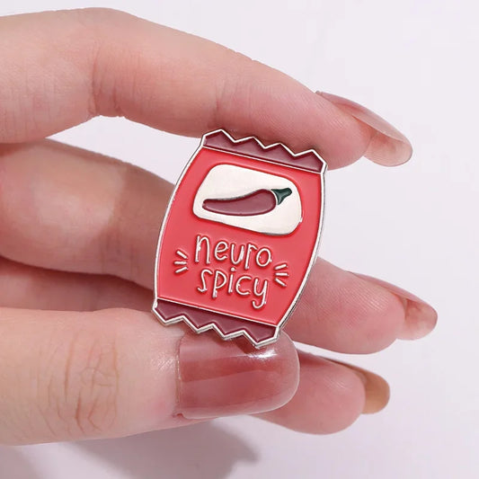 Neuro-Spicy Enamel Pin