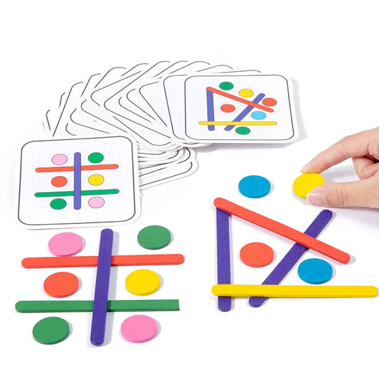 Coloured Sticks and Discs Activity Set