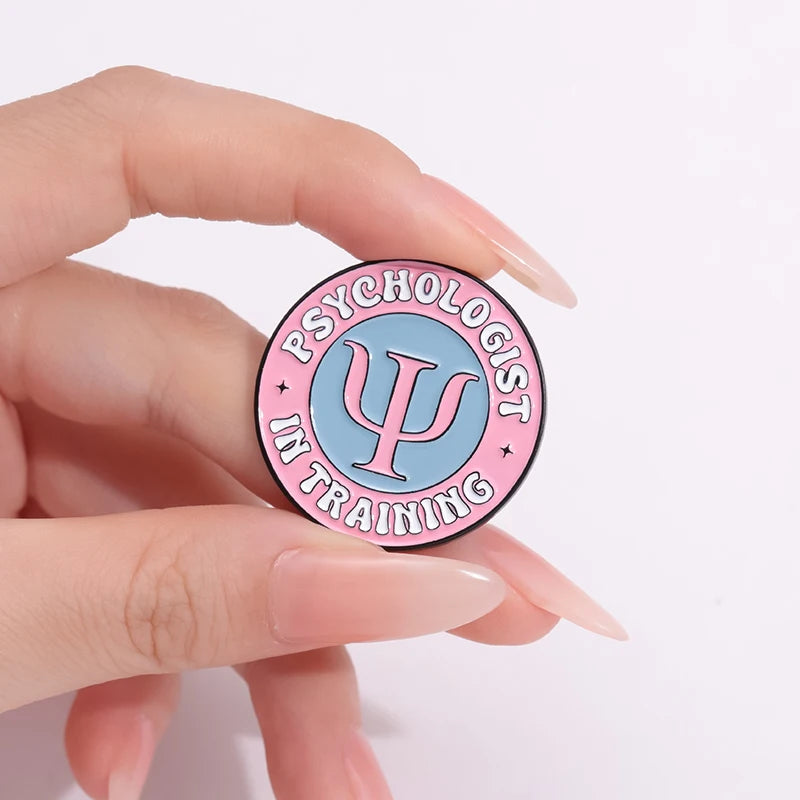 Psychologist Enamel Pins