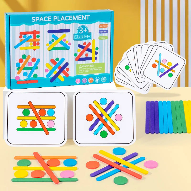 Coloured Sticks and Discs Activity Set